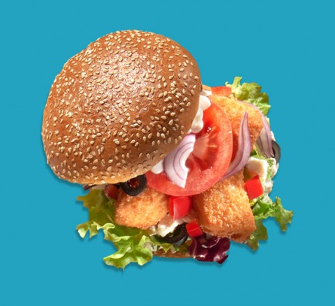 Fishburger grecki - North Fish
