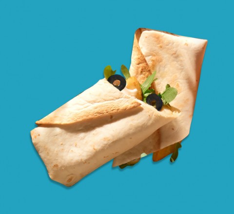 Tortilla z halloumi - North Fish