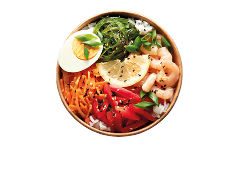 Bowl z krewetkami