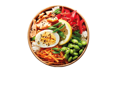 Bowl z łososiem norweskim
