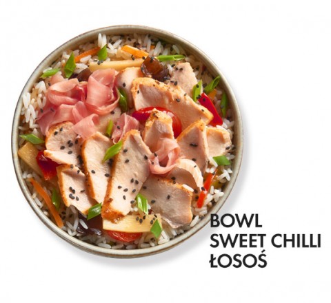 Bowl sweet chilli z łososiem - North Fish