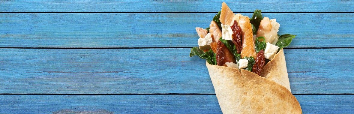 tortilla z łososia