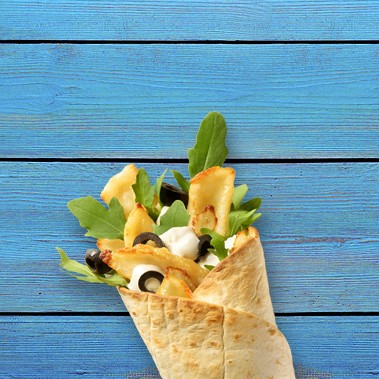 tortilla z Halluomi