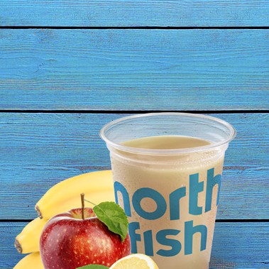 Apple, banana smoothie