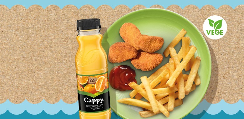Zestaw z vege nuggets