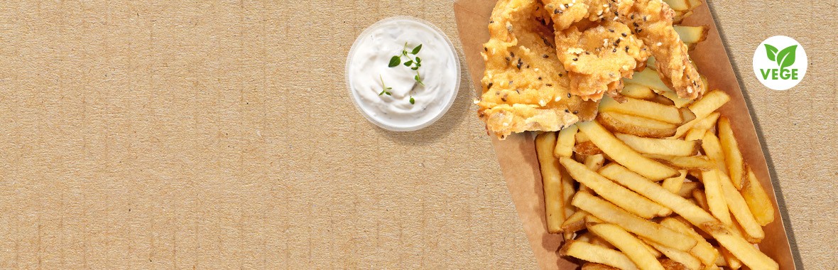Fish&Chips z boczniakami