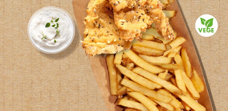 Fish&Chips z boczniakami