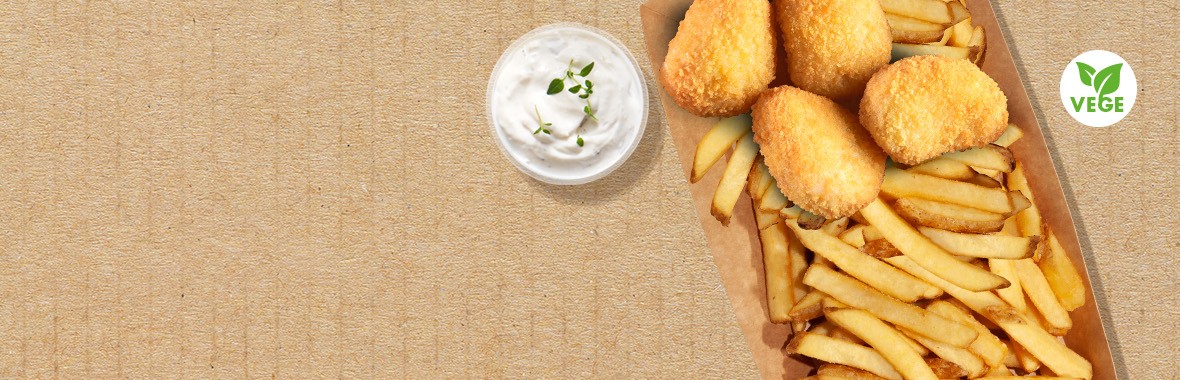 Fish&Chips z VEGE! Nuggets