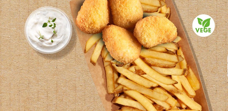 Fish&Chips z VEGE! Nuggets