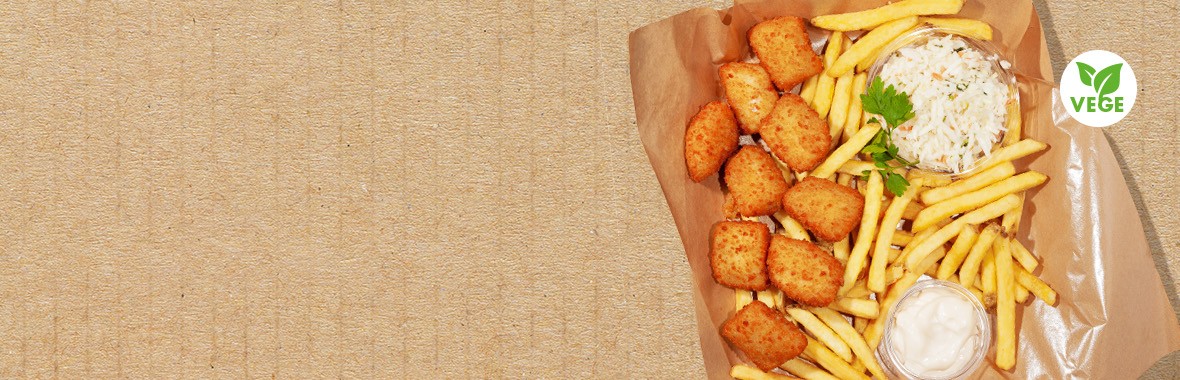 Fish&Chips z VEGE! Nuggets