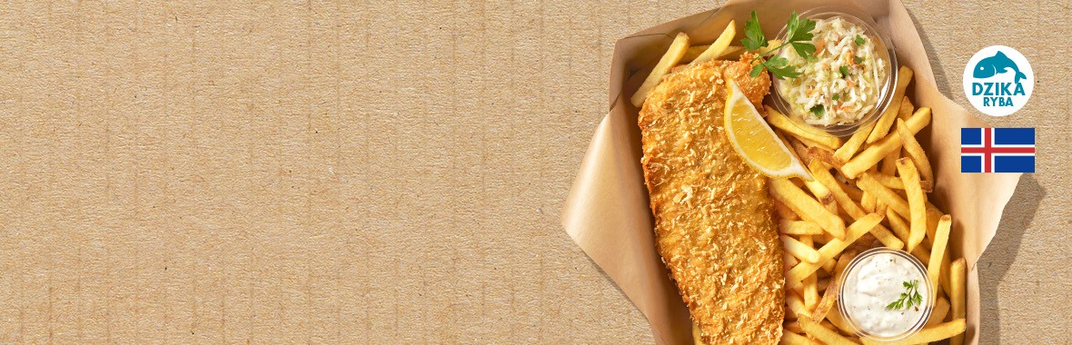 Fish&Chips z dorszem czarnym