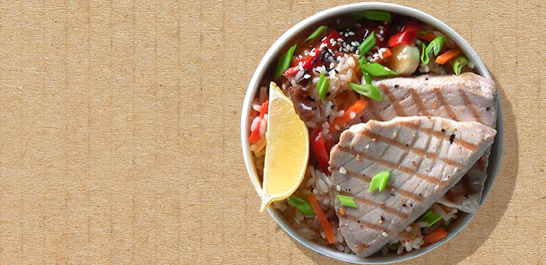 Tuńczyk bowl sweet chilli