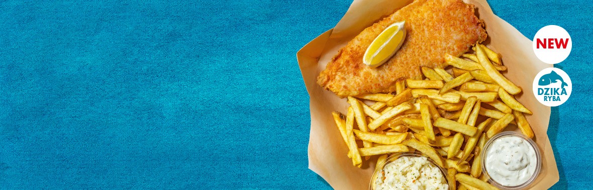 Fish&chips z dorszem czarnym - North Fish