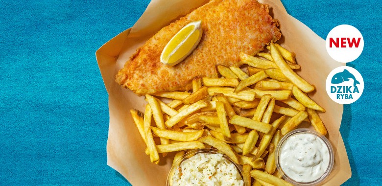 Fish&chips z dorszem czarnym - North Fish
