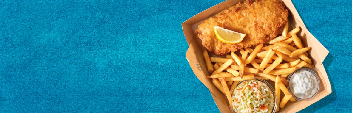 Fish&chips z dorszem czarnym - North Fish