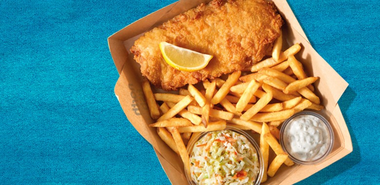 Fish&chips z dorszem czarnym - North Fish