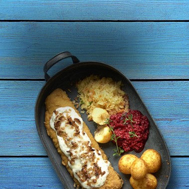 Miruna z prażoną cebulką - North Fish
